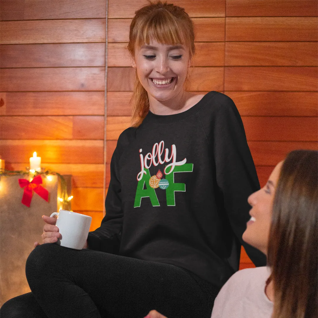 Jolly AF - Christmas Sweatshirt