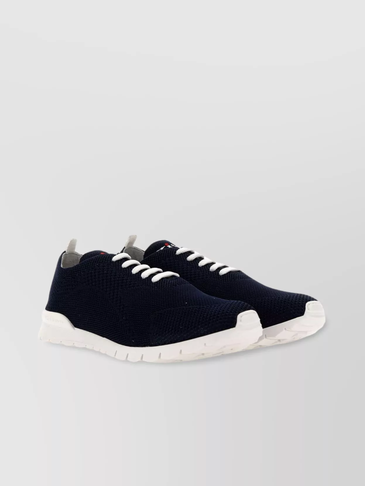 Kiton   Cotton mesh sneakers notched sole