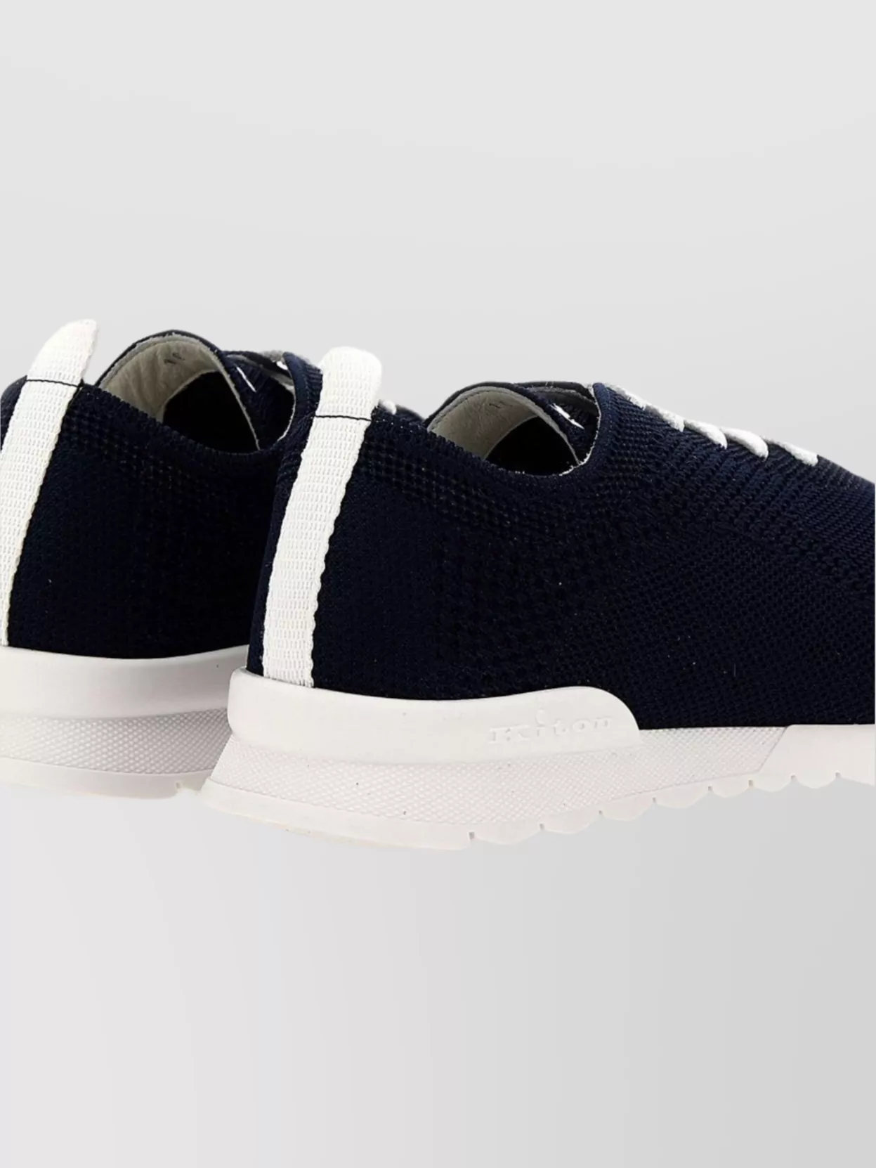 Kiton   Cotton mesh sneakers notched sole