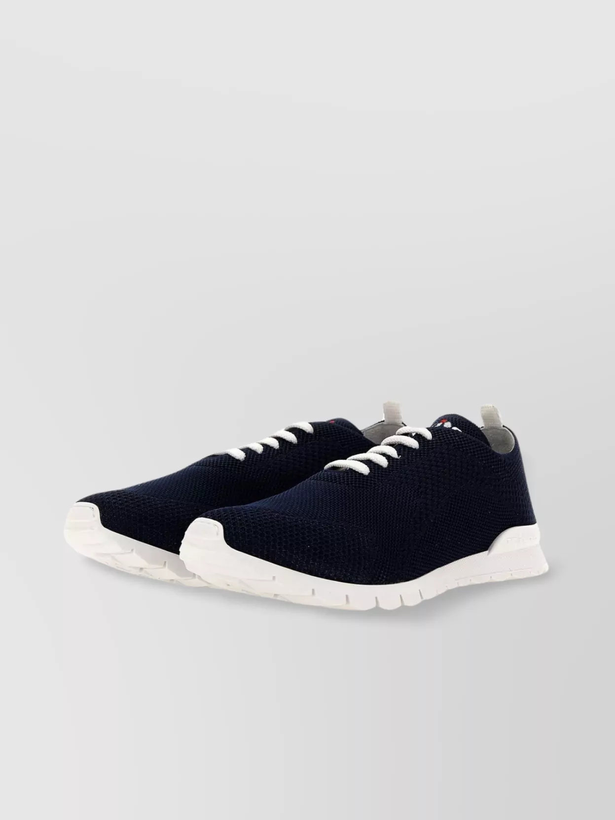 Kiton   Cotton mesh sneakers notched sole