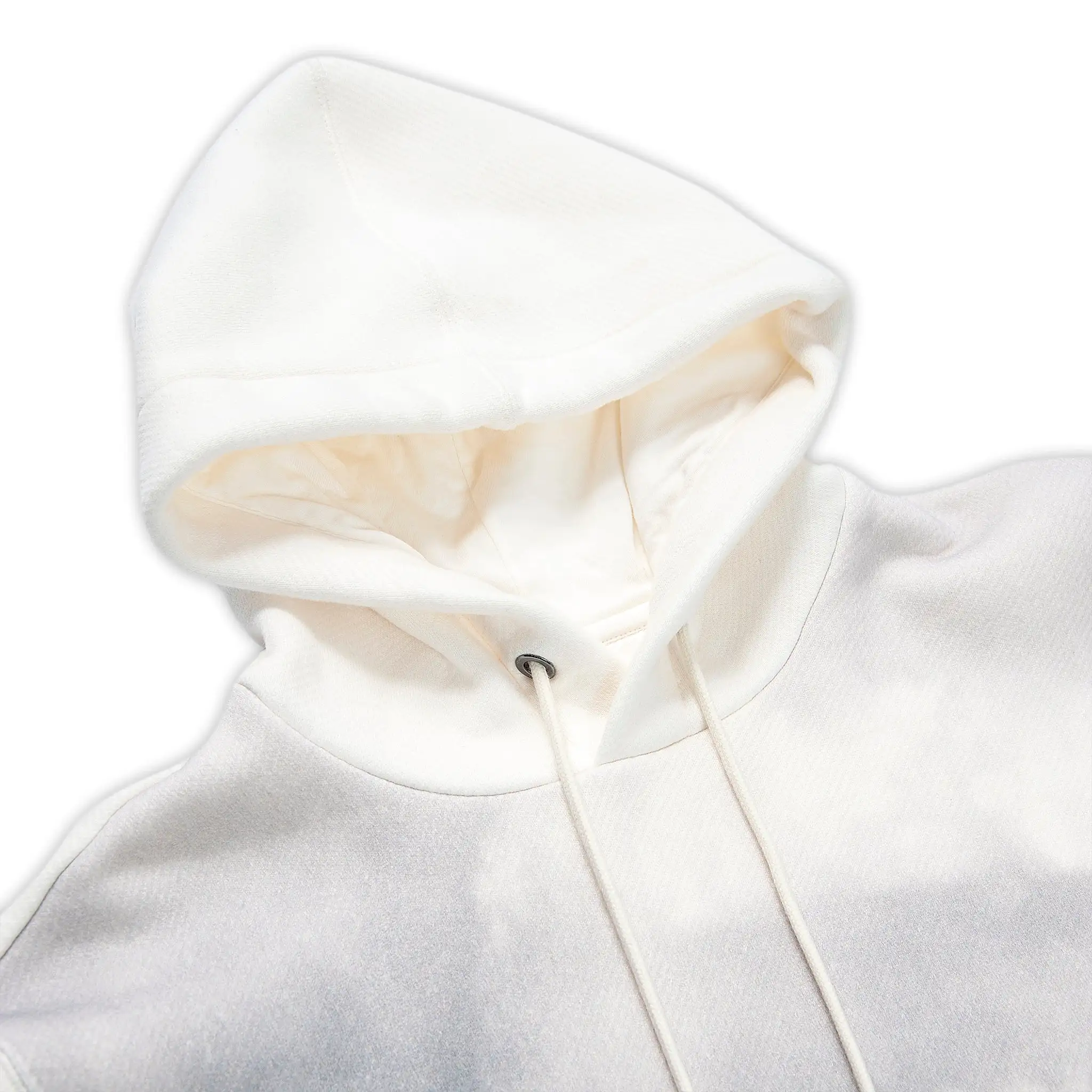 Kyle Printed long-sleeved cotton-cashmere fleece hoodie