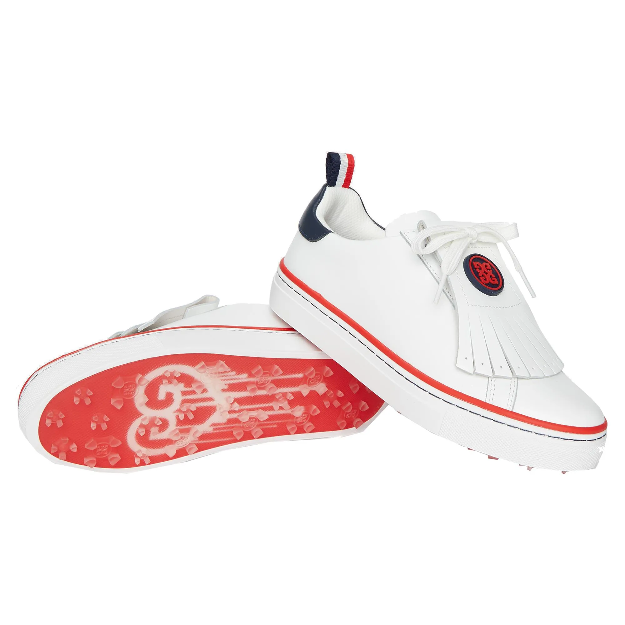 Ladies G/FORE Contrast Accent Kiltie Durf Ladies Golf Shoe Snow