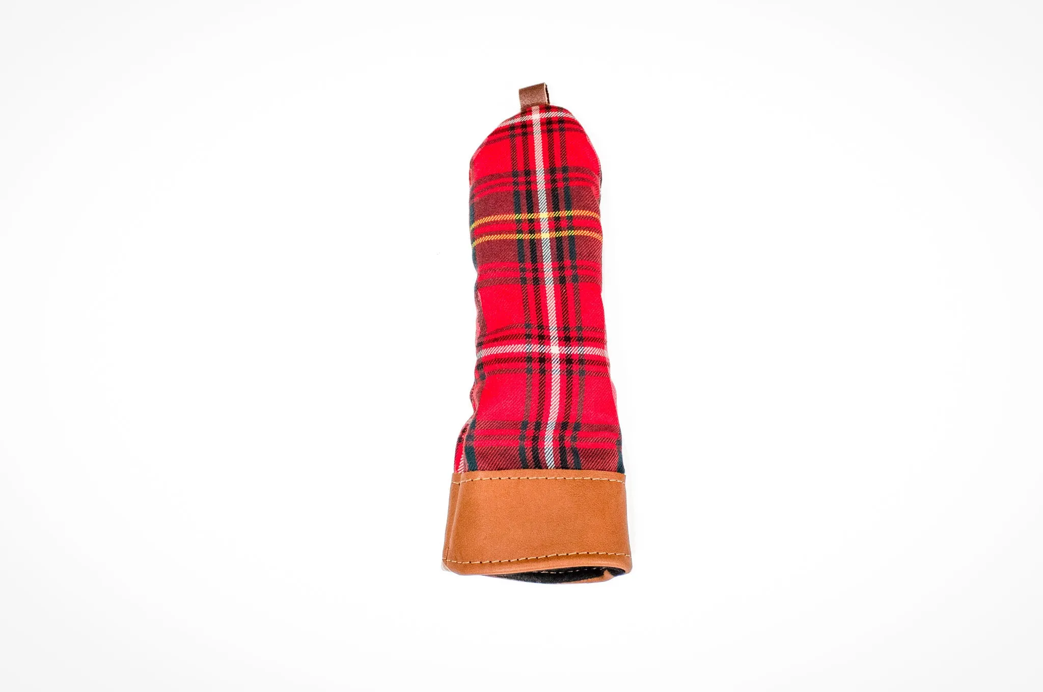 Leather & Wool Tartan Head Cover