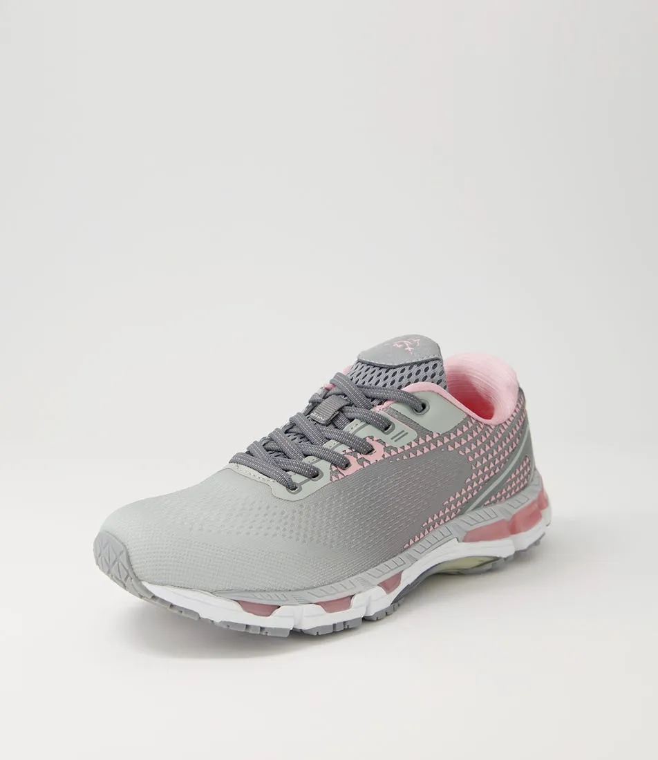 LYNX Icon Snr G Lace Grey Pink Mesh Sneakers