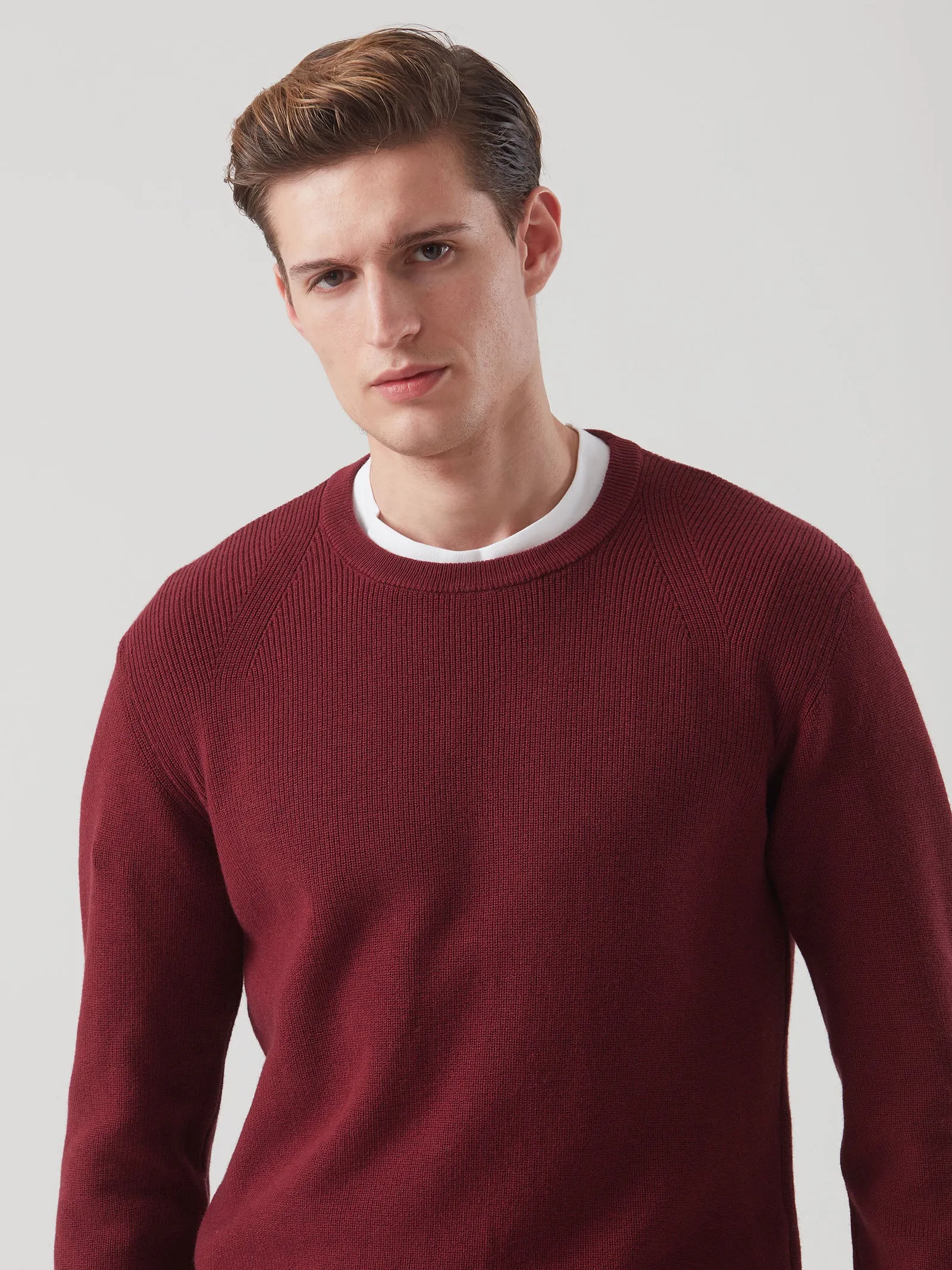 Maglia girocollo in Wool Cot