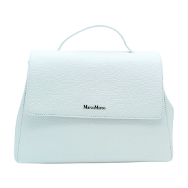 MARCO MOREO White Leather Tote Handbag 1073