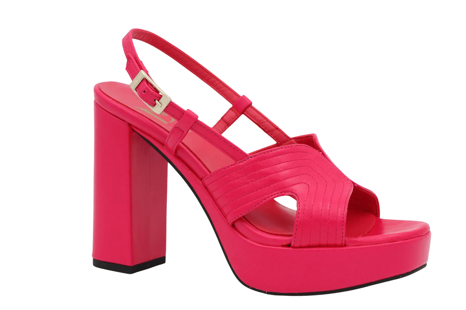 MARIAN Pink leather Platform Sandal