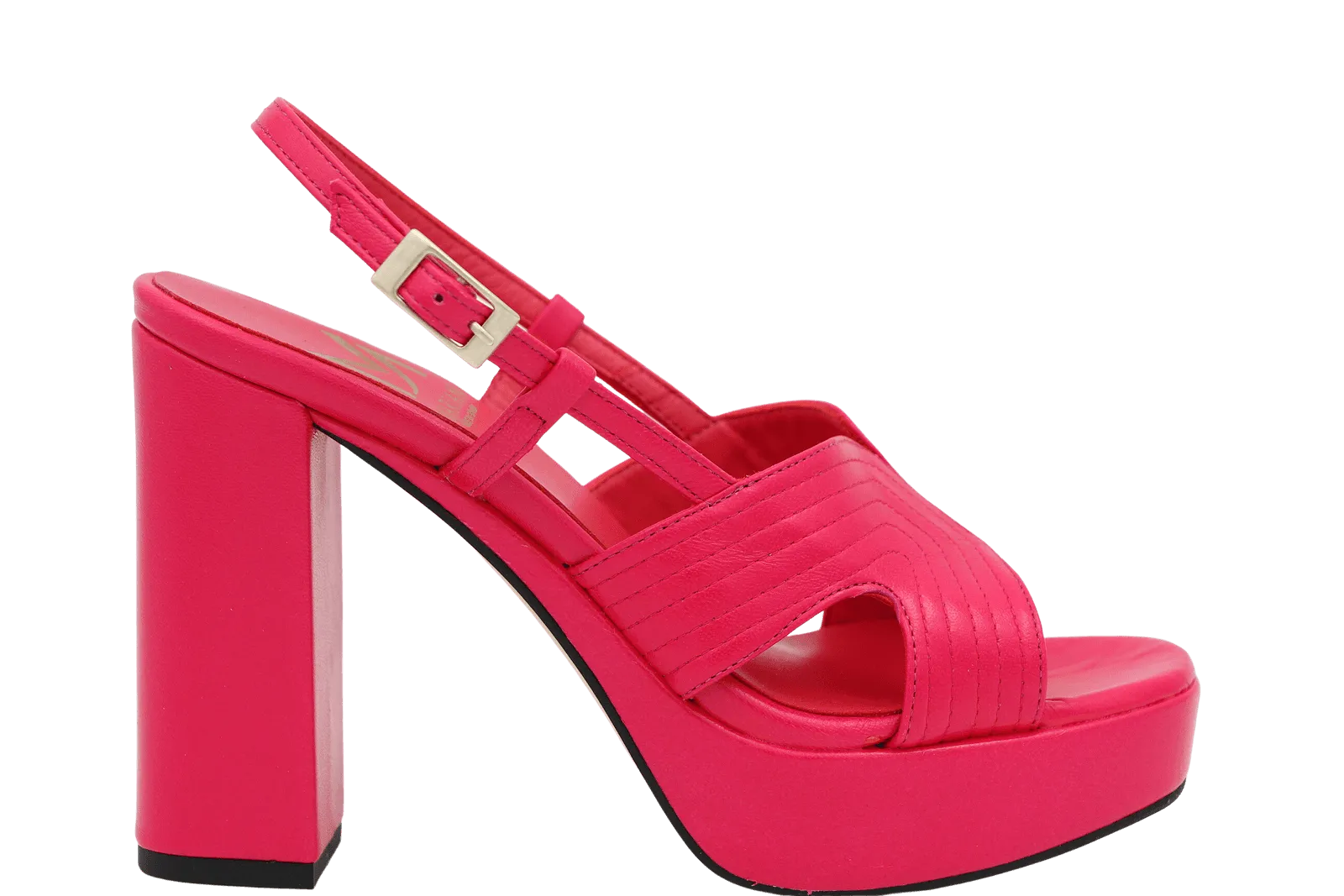 MARIAN Pink leather Platform Sandal