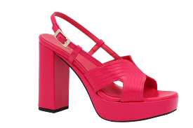 MARIAN Pink leather Platform Sandal