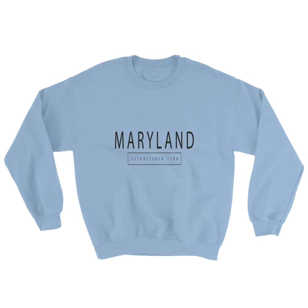 Maryland - Crewneck Sweatshirt - Established