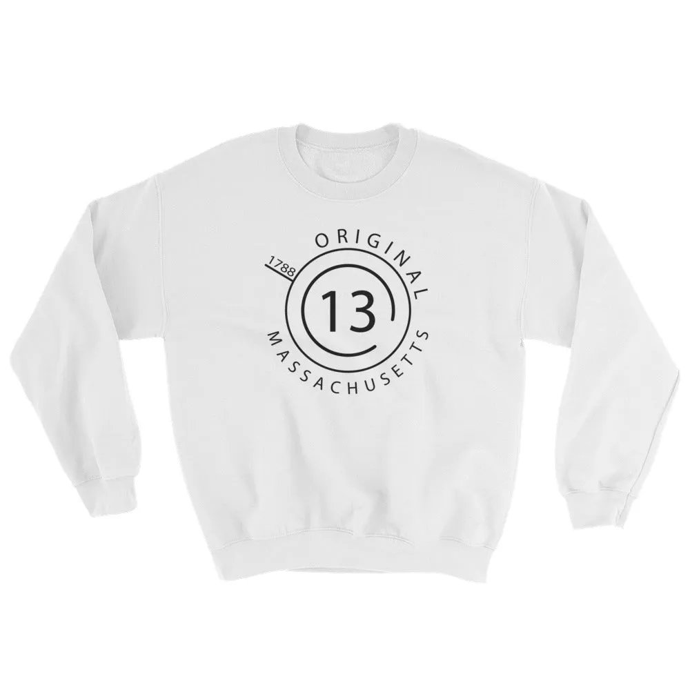 Massachusetts - Crewneck Sweatshirt - Original 13