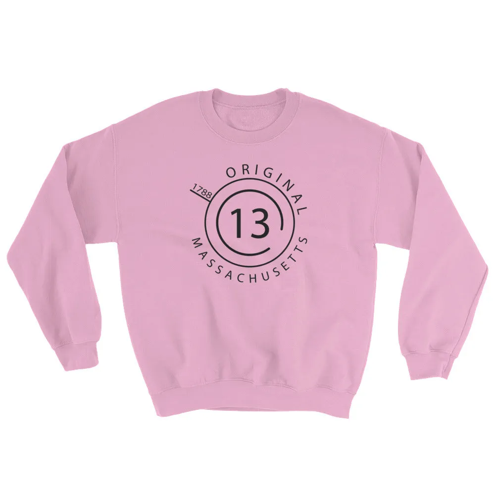 Massachusetts - Crewneck Sweatshirt - Original 13