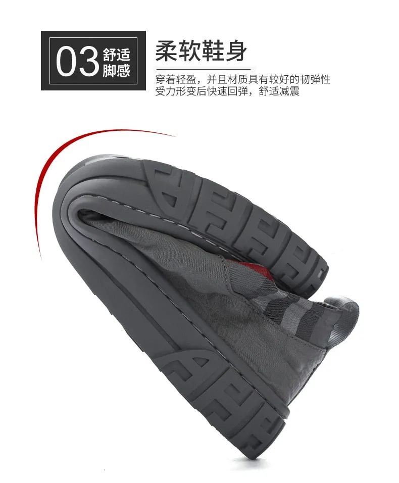 Men's Summer Synthetic Leather Breathable Outdoor Casual Shoes