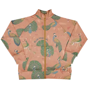 Meyadey Peafowl Parade Lined Zip Jacket