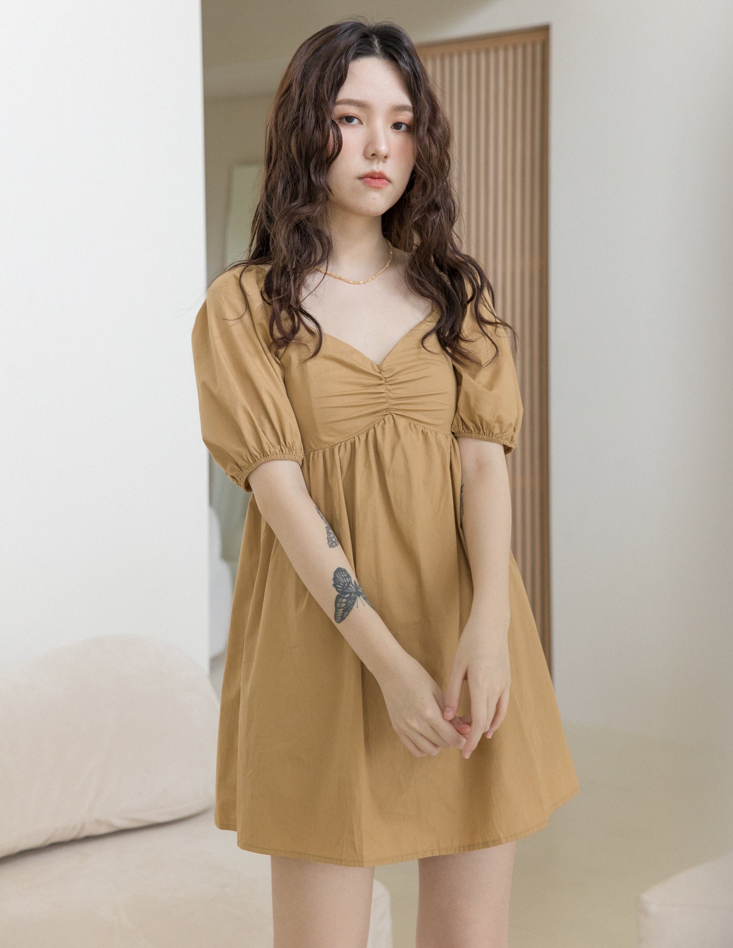 Mika Dress in Mocha