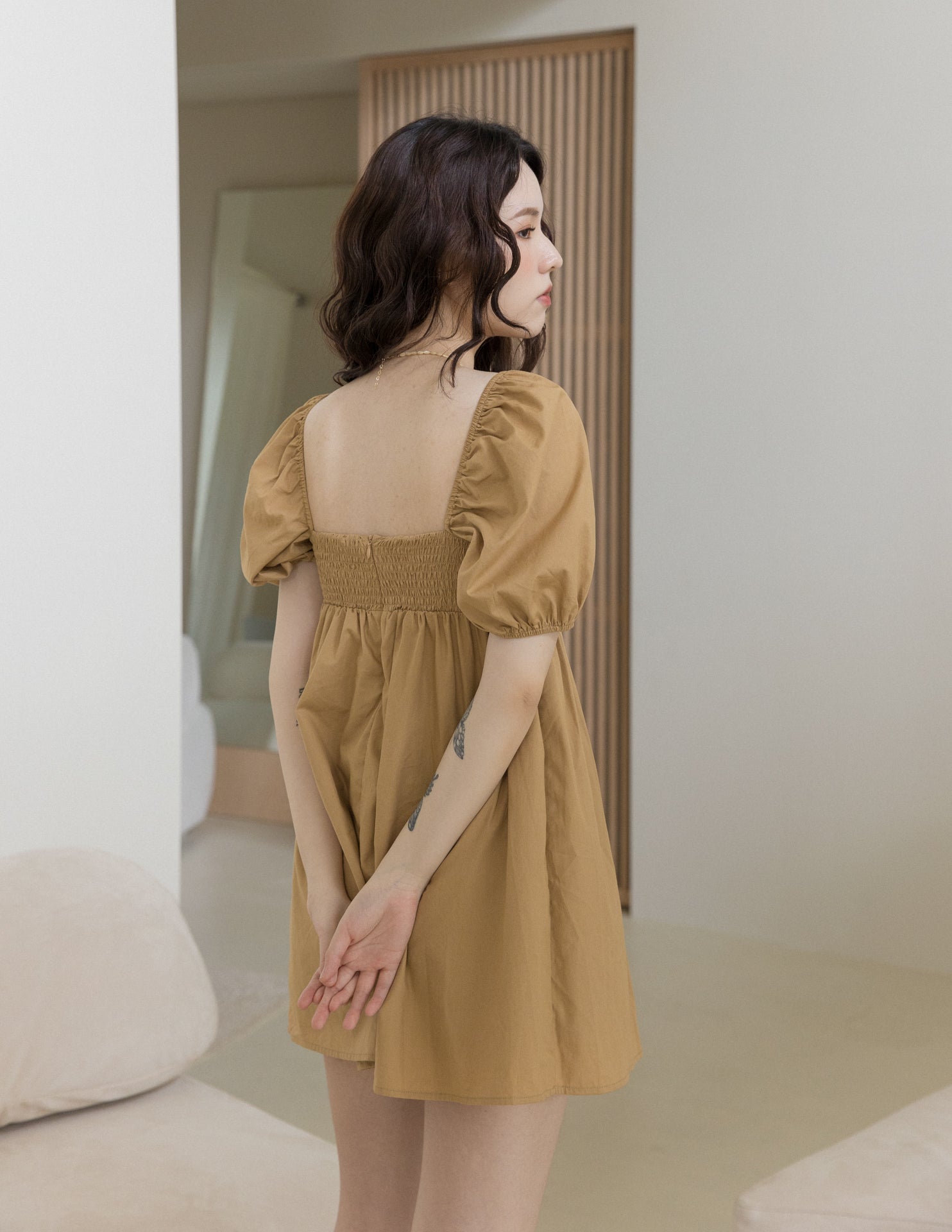 Mika Dress in Mocha