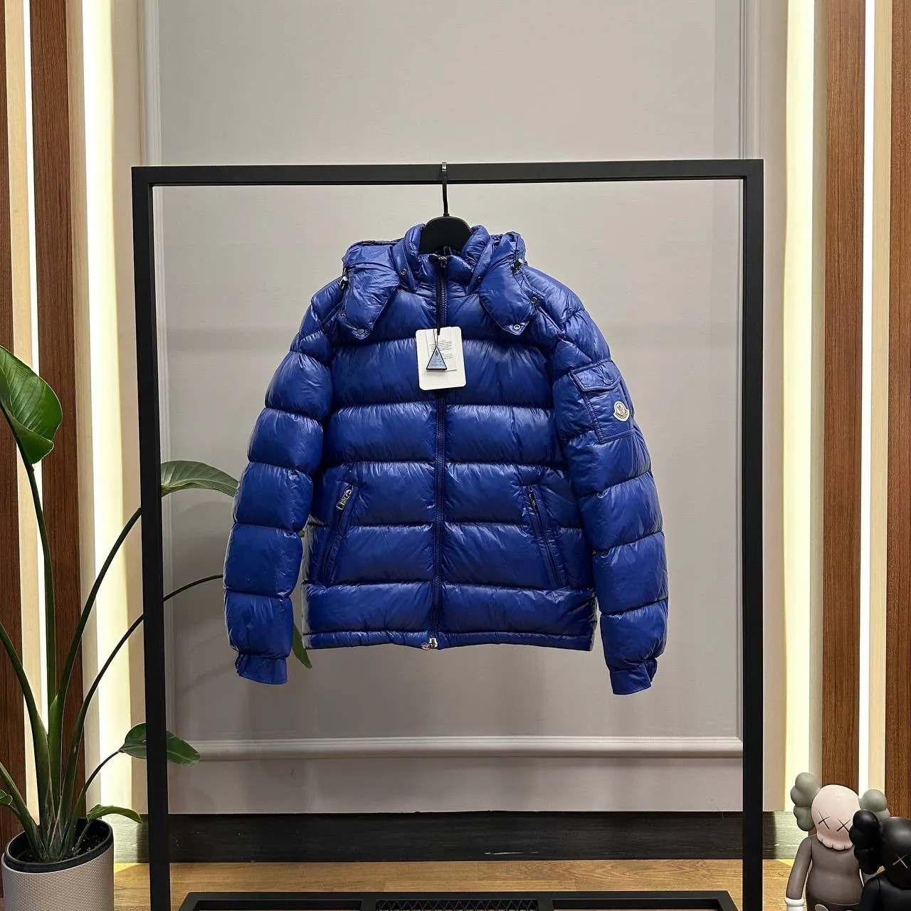 Moncler Maya Short Down Jacket 'BLUE'