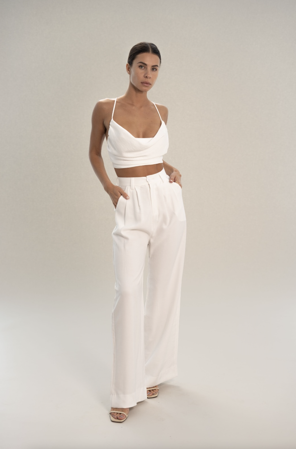 Nonchalant - Fabi Pants - White