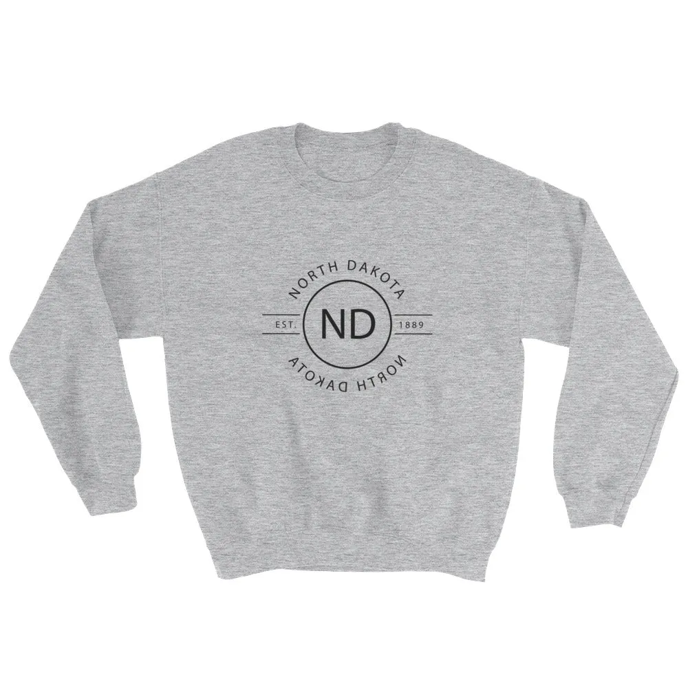 North Dakota - Crewneck Sweatshirt - Reflections