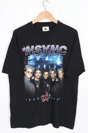 NSYNC 1999 Tour Front Back WINTERLAND T-Shirt (L)