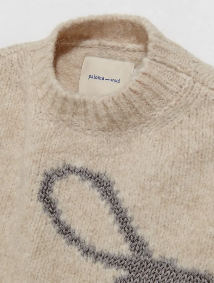 Paloma Wool  |Crew Neck Casual Style Unisex Wool Long Sleeves