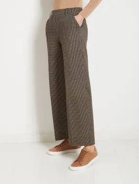 Pantalone Cropped in cotone elasticizzato