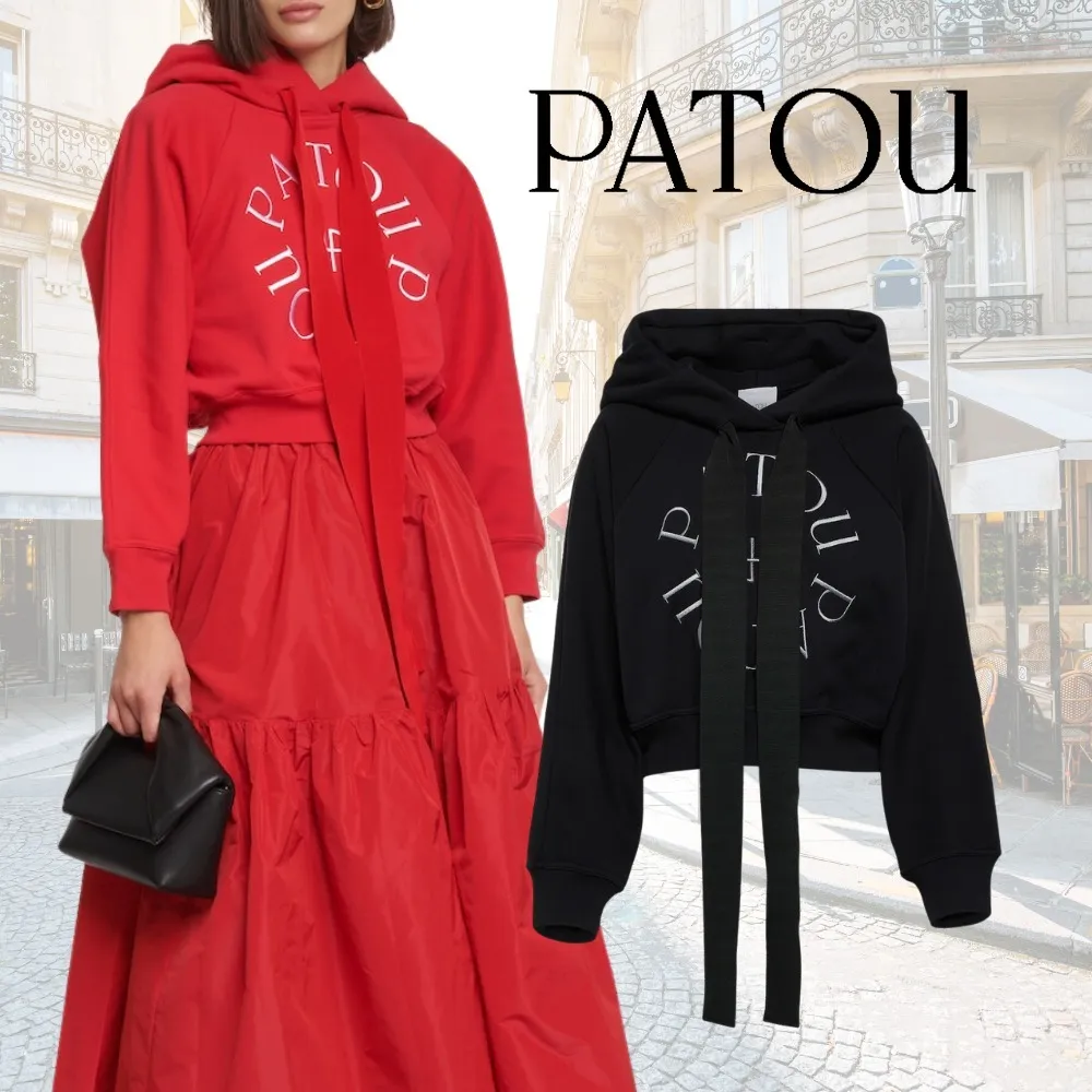 PATOU  |Plain Logo Hoodies & Sweatshirts