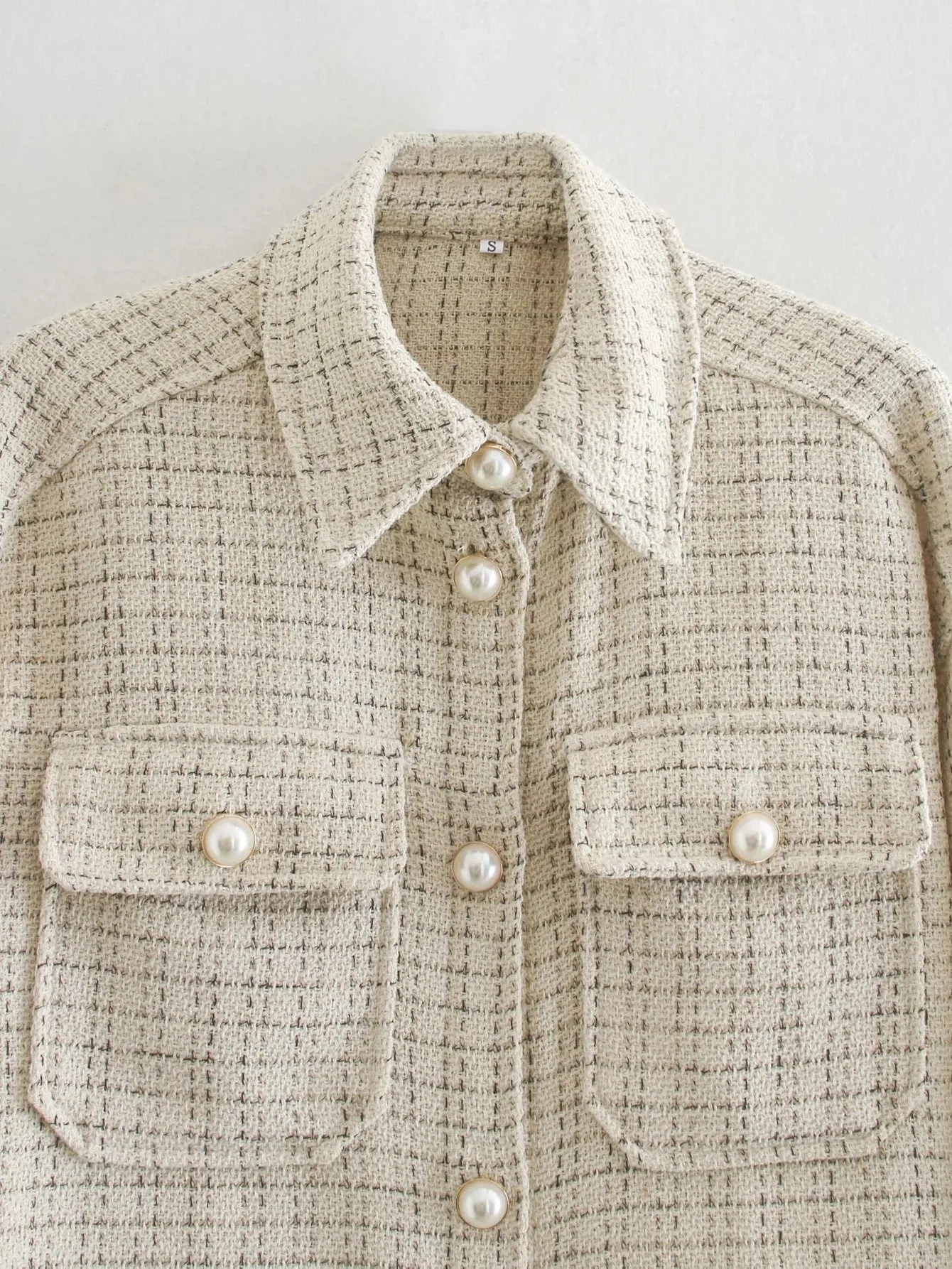 Pattern Thick Coats Jacket