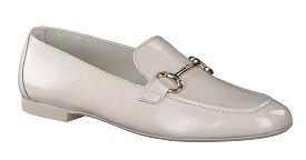 PAUL GREEN 2596 Cream Patent Leather Loafer