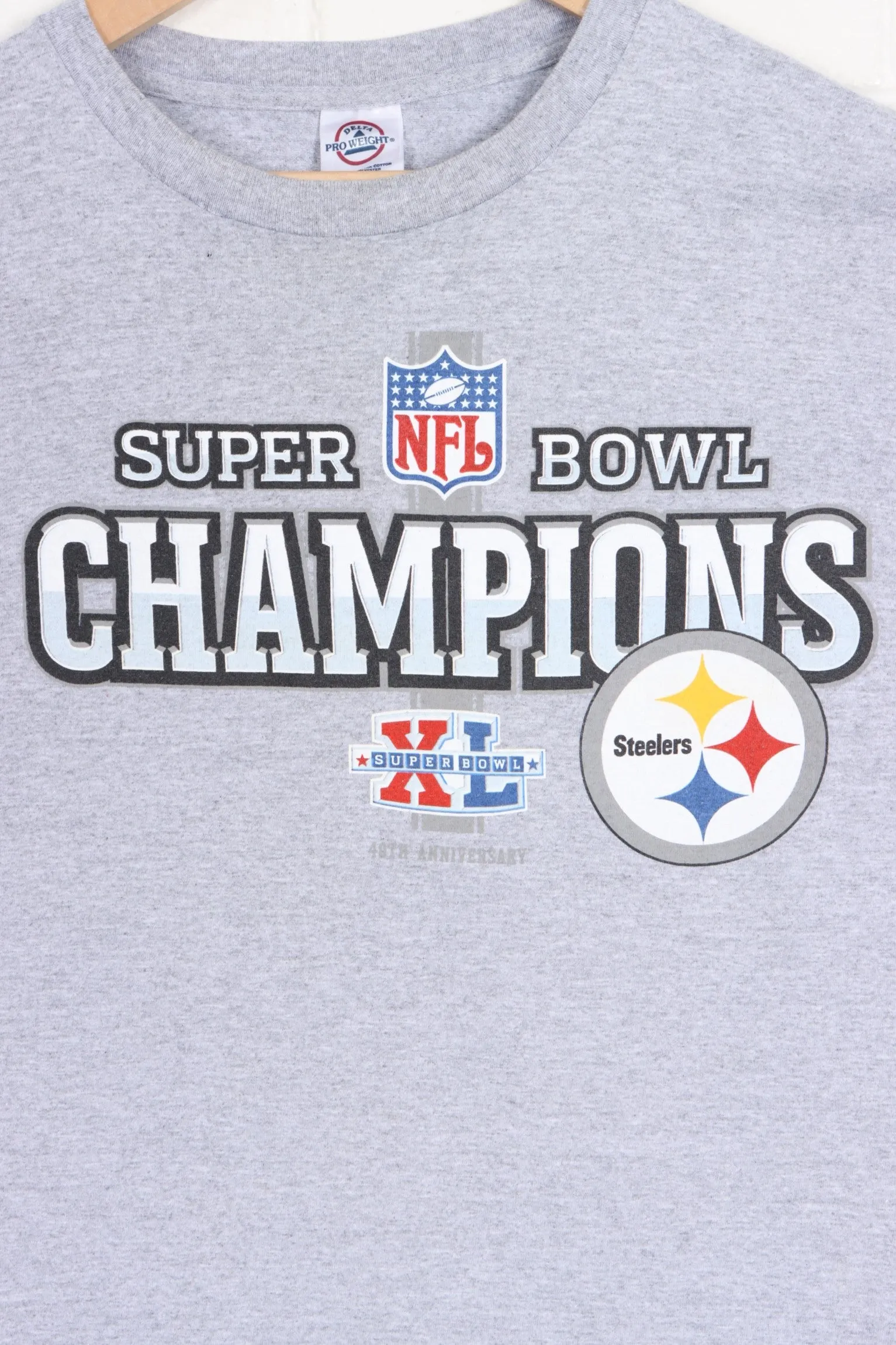 Pittsburgh Steelers NFL Super Bowl XL Champions T-Shirt (L)