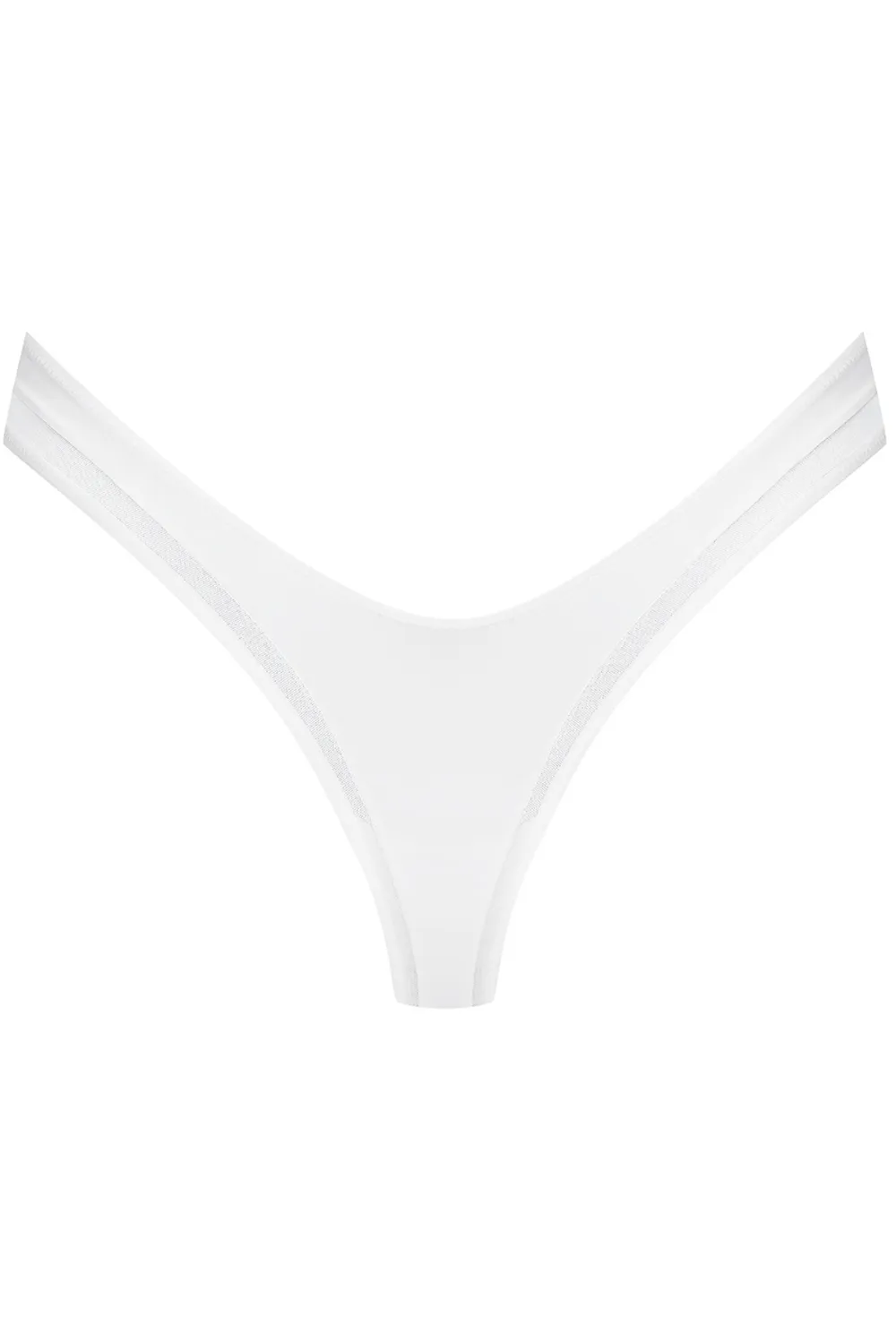 Pure Tentation White High Rise Thong