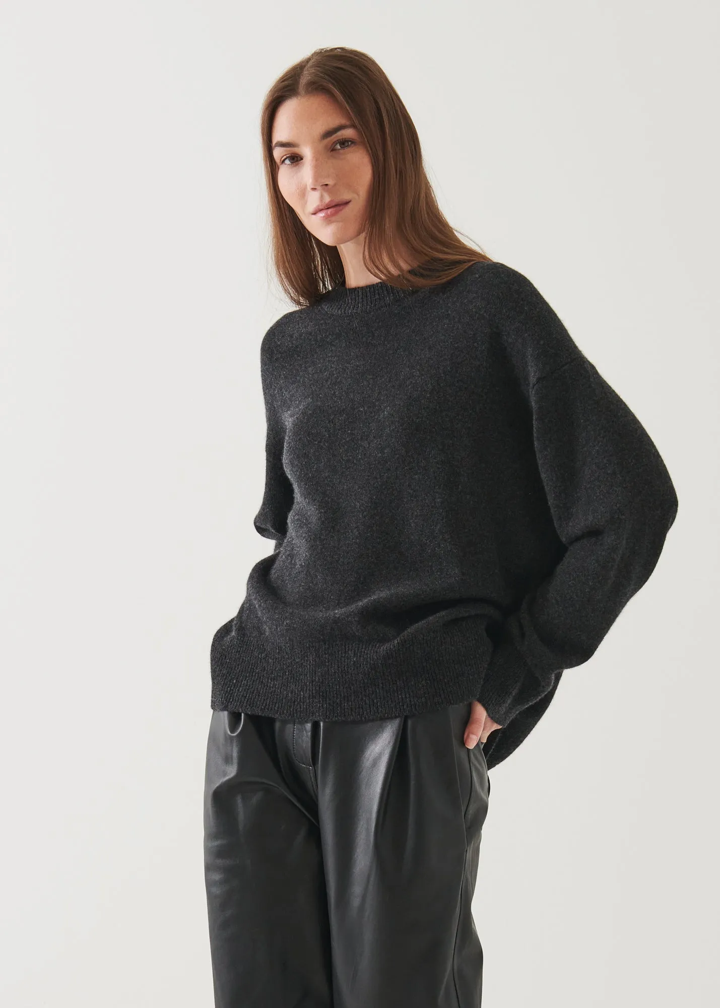 RELAXED CASHMERE CREWNECK