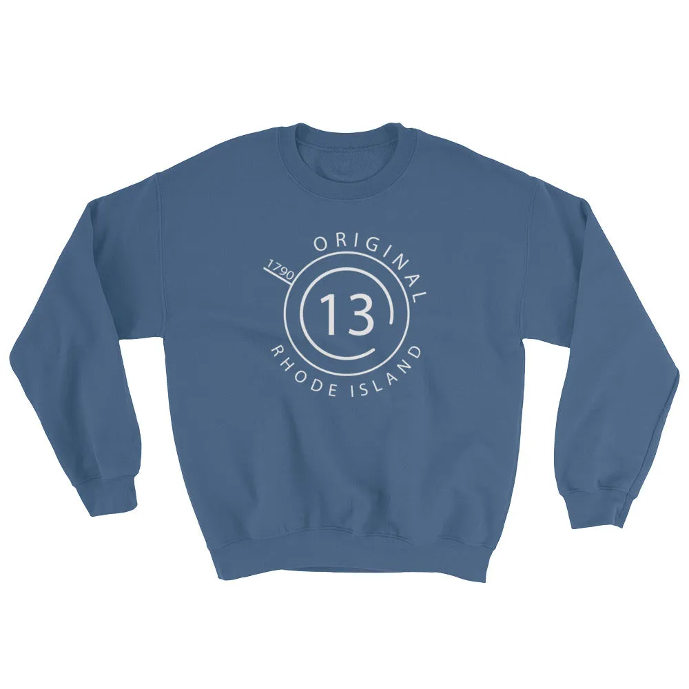 Rhode Island - Crewneck Sweatshirt - Original 13