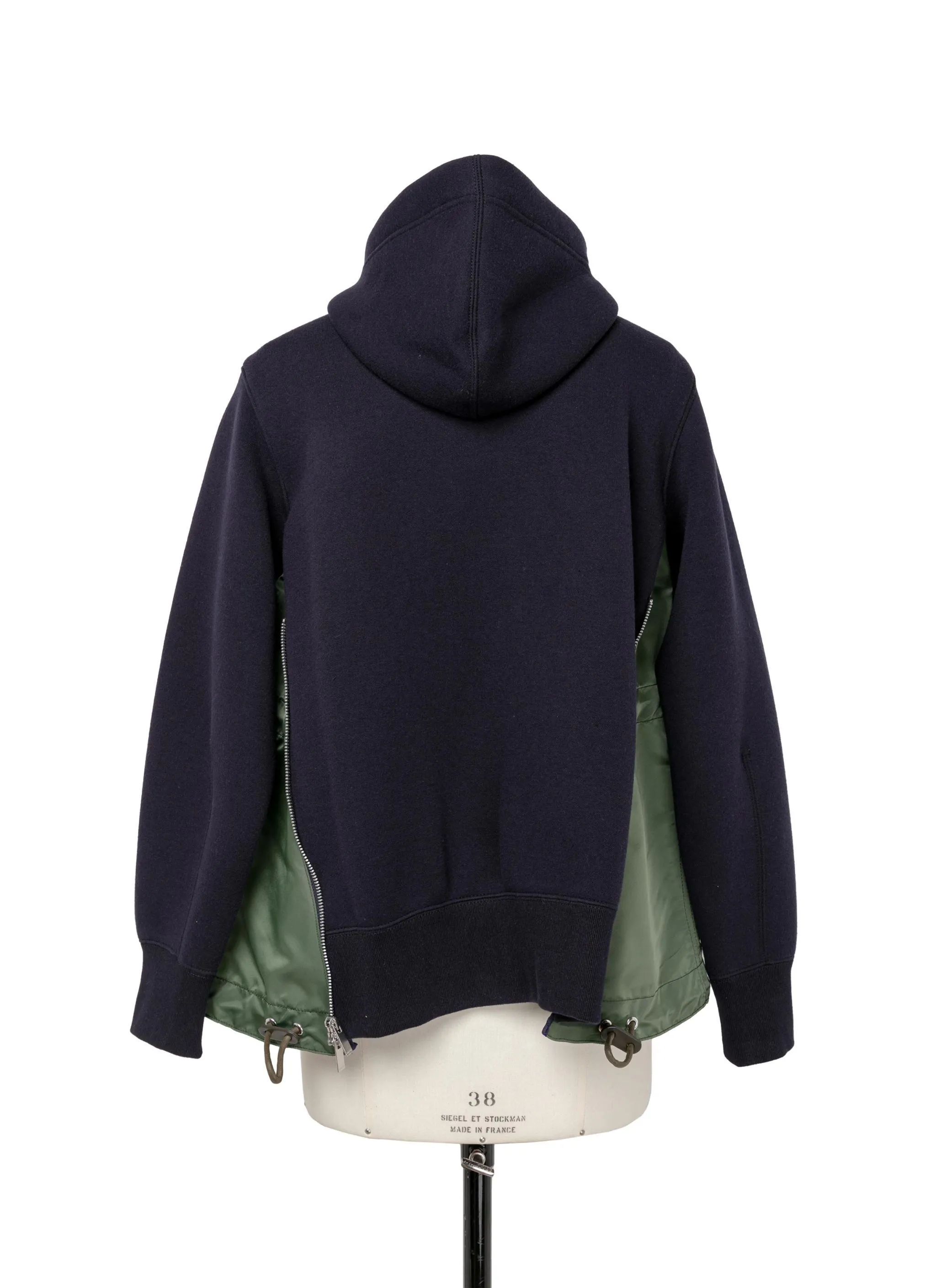 sacai  |Nylon Long Sleeves Leather Cotton Hoodies & Sweatshirts