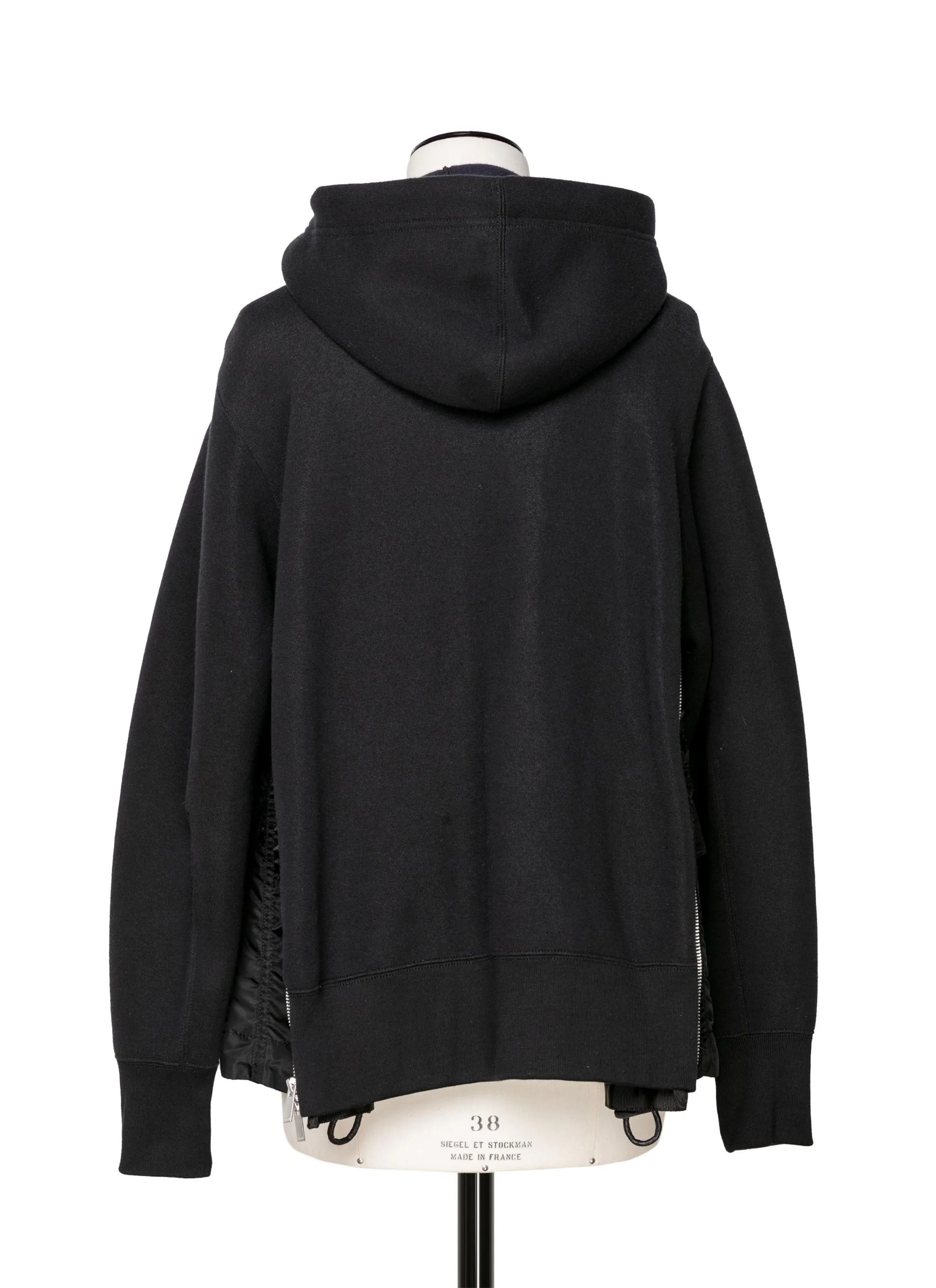 sacai  |Nylon Long Sleeves Leather Cotton Hoodies & Sweatshirts