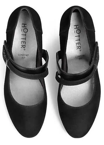 Samba Black Formal Shoes by Hotter | Look Again