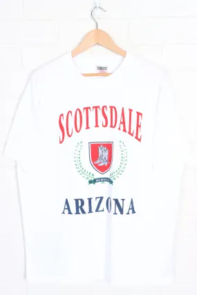 Scottsdale Arizona Cowboy Boots Crest Single Stitch T-Shirt USA Made (XL)