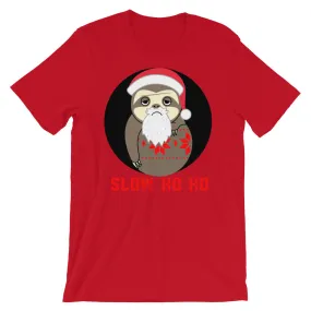 Slow Ho Ho Sloth Christmas T-Shirt