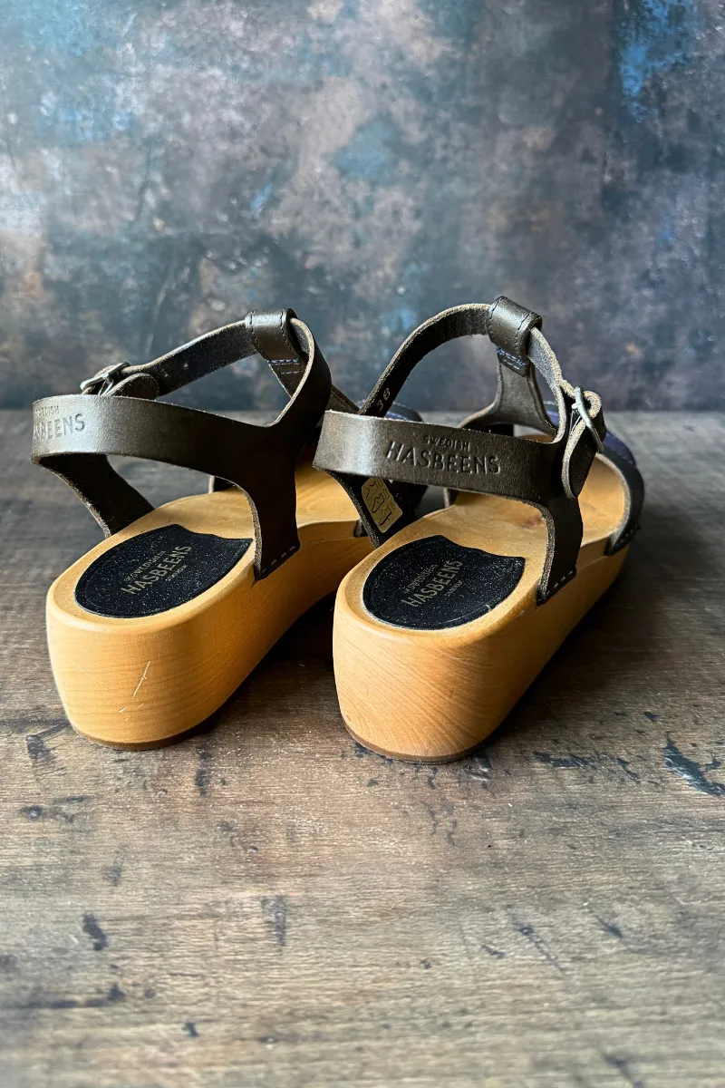 Swedish Hasbeens 90's T-Strap Wedge