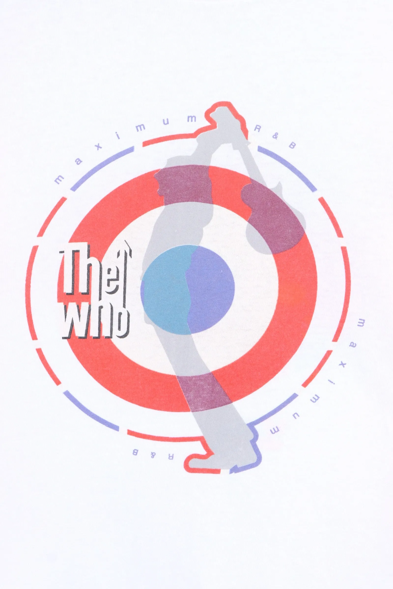 THE WHO 2000 NORTH AMERICAN TOUR FRONT BACK SINGLE STITCH T-SHIRT (S-