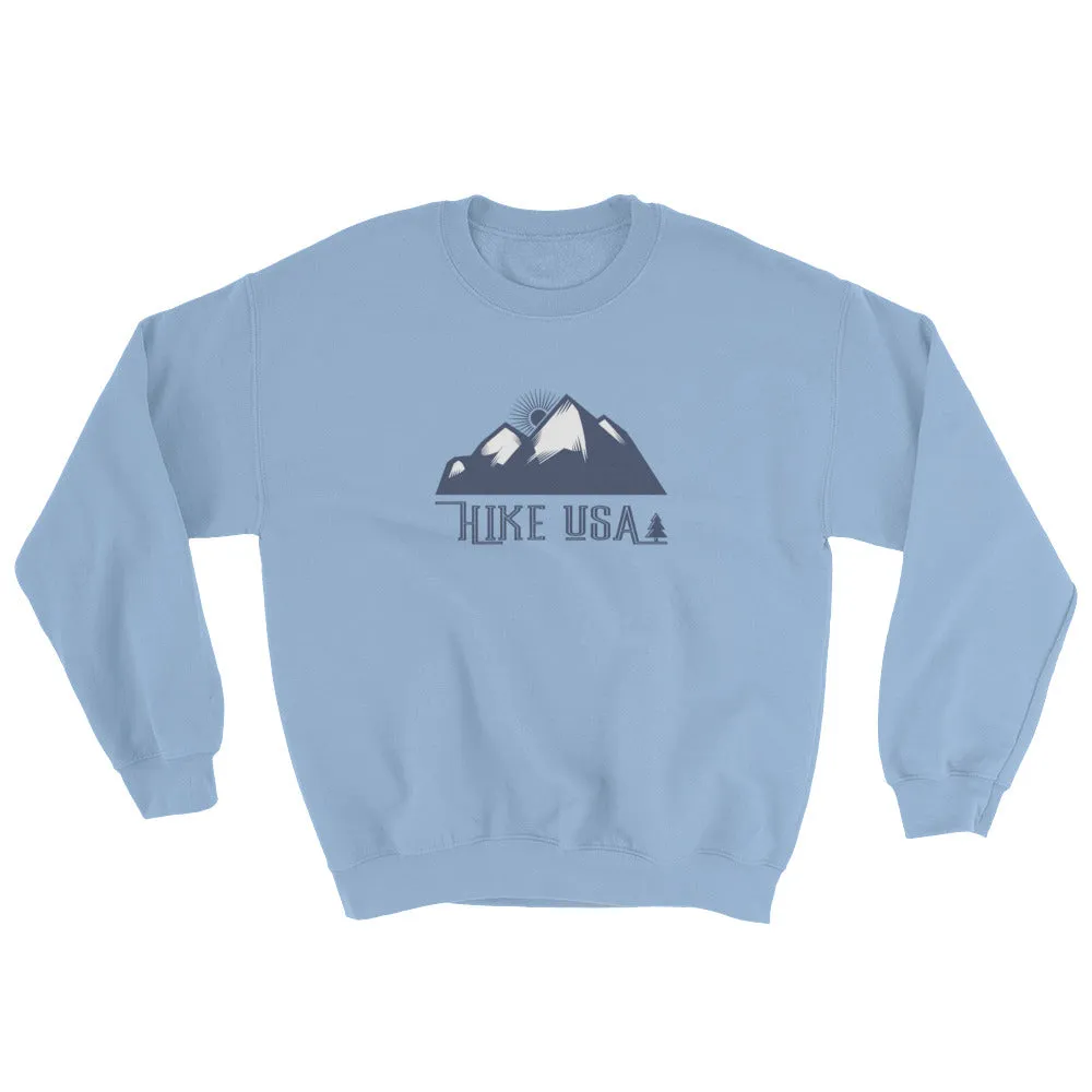 USA Designs - Crewneck Sweatshirt - Hike USA