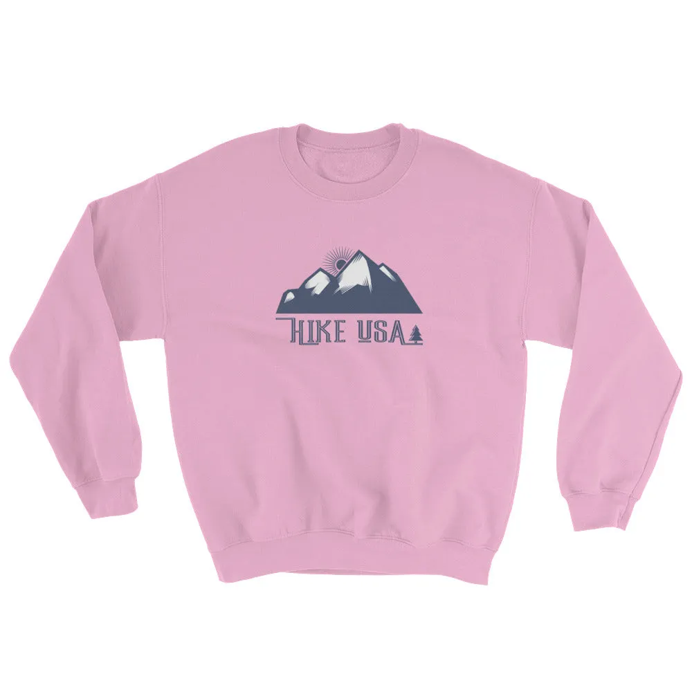 USA Designs - Crewneck Sweatshirt - Hike USA