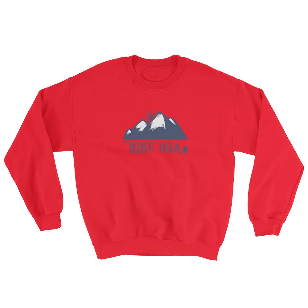 USA Designs - Crewneck Sweatshirt - Hike USA