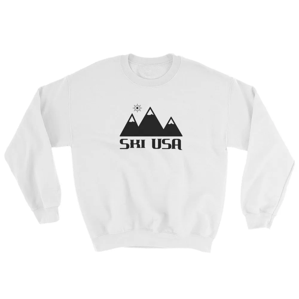 USA Designs - Crewneck Sweatshirt - Ski USA