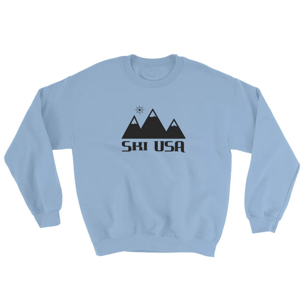 USA Designs - Crewneck Sweatshirt - Ski USA