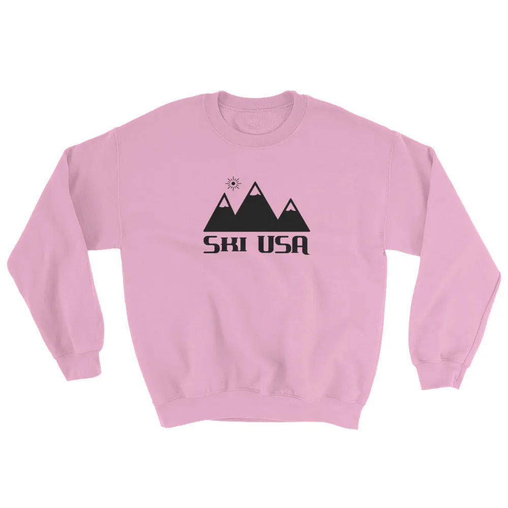 USA Designs - Crewneck Sweatshirt - Ski USA