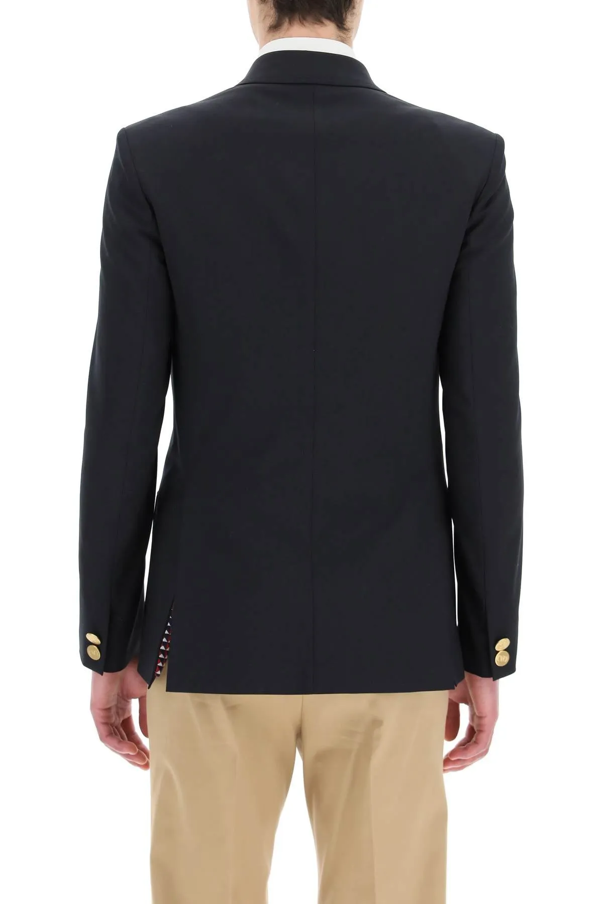 Valentino Double-Breasted Long-Sleeved Jacket