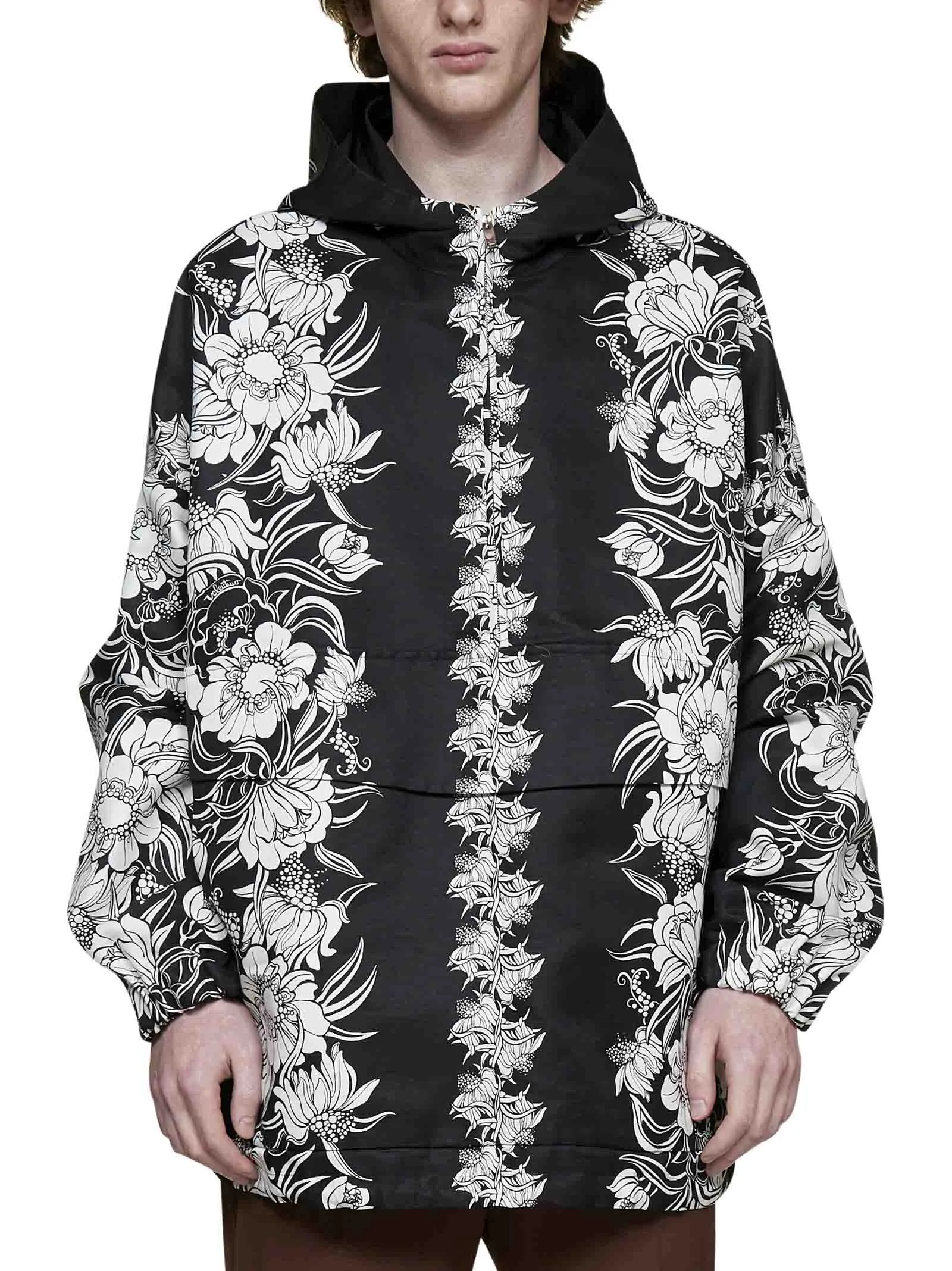 Valentino Graphic Printed Long-Sleeved Jacket