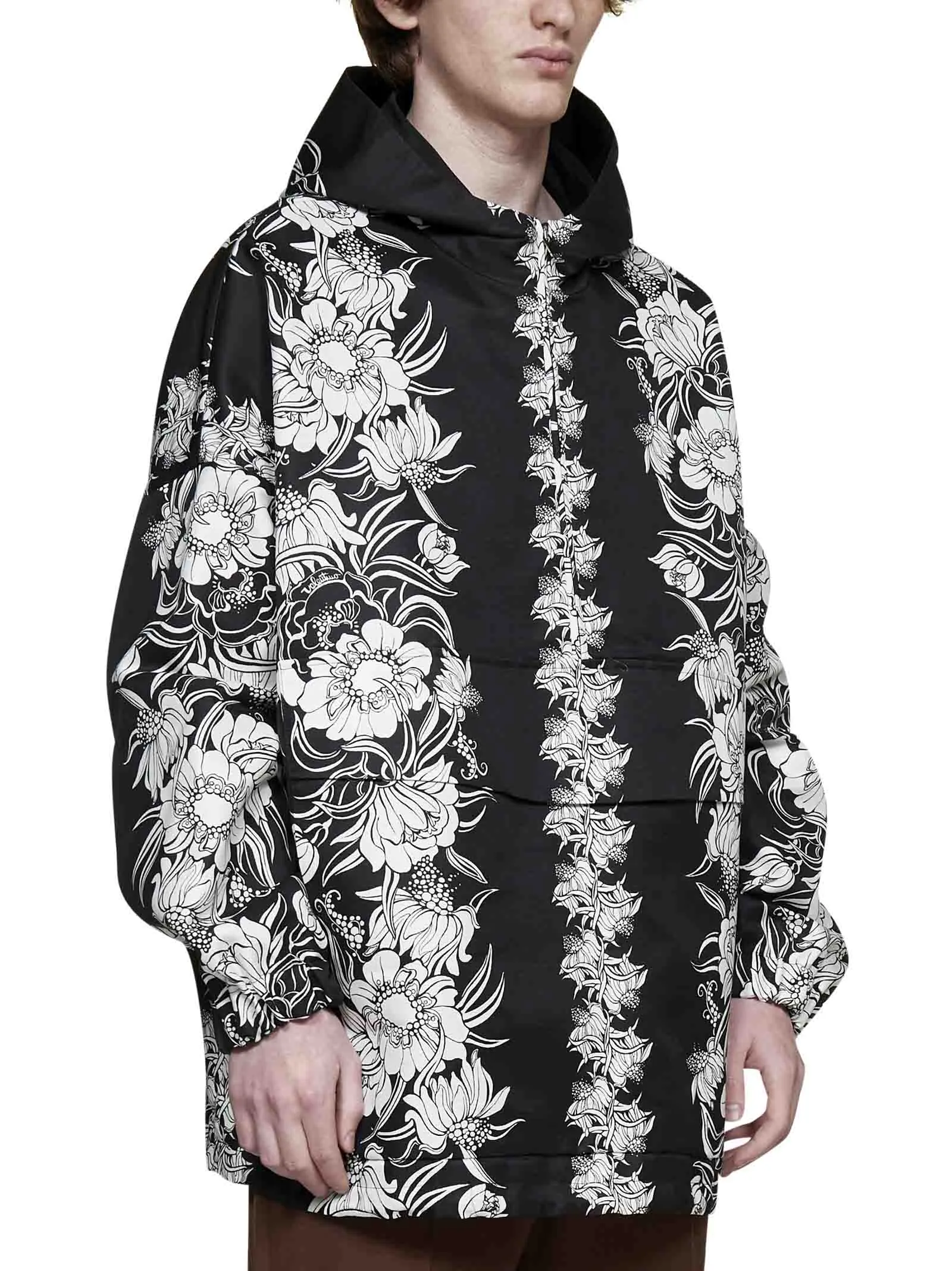 Valentino Graphic Printed Long-Sleeved Jacket