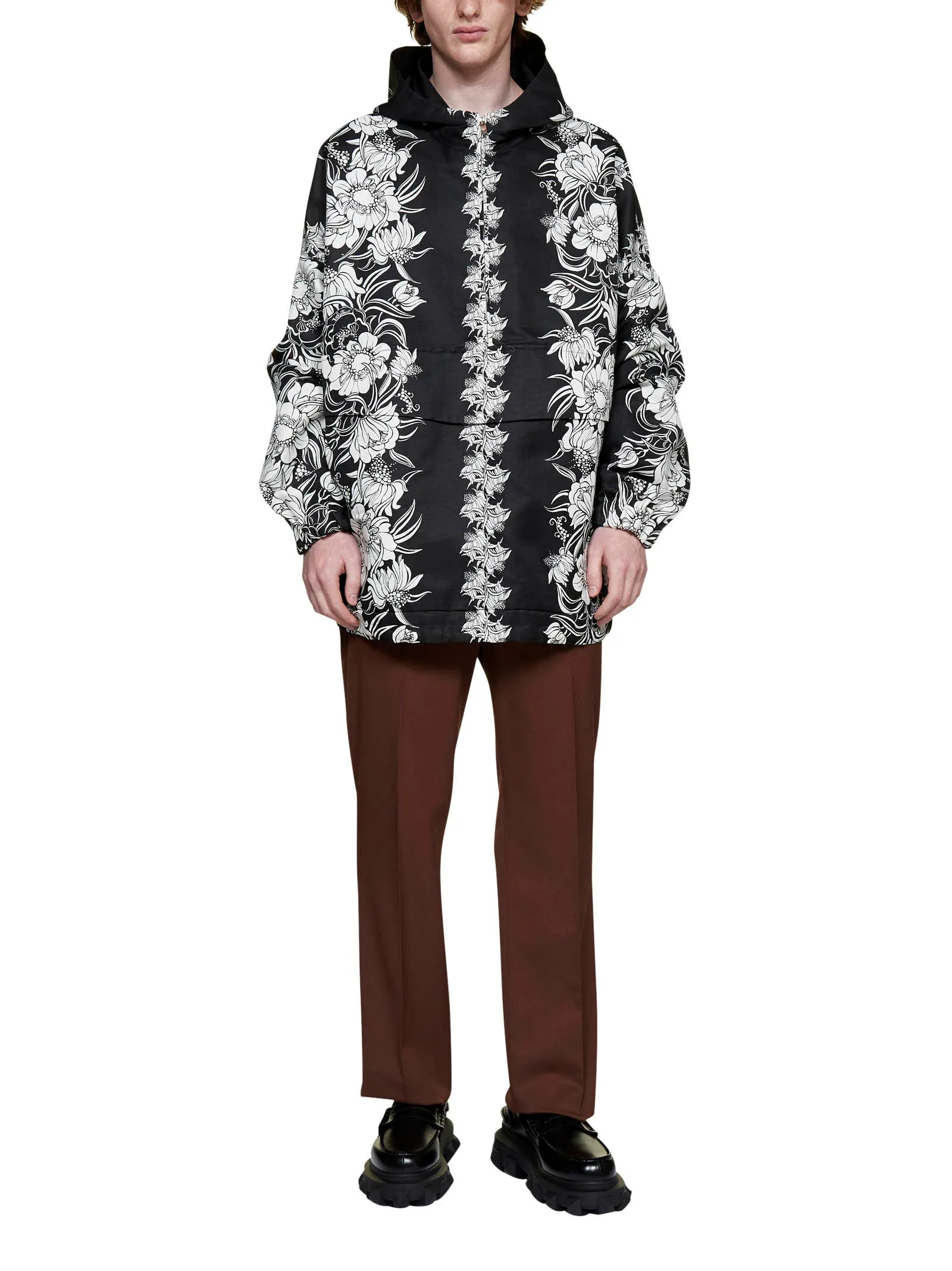 Valentino Graphic Printed Long-Sleeved Jacket